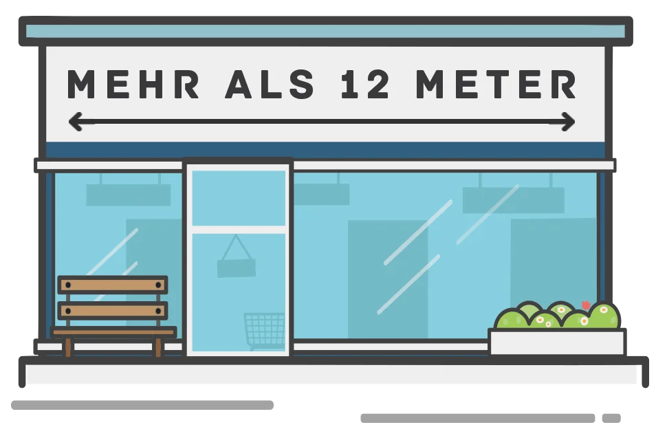 Mehr als 12 meter